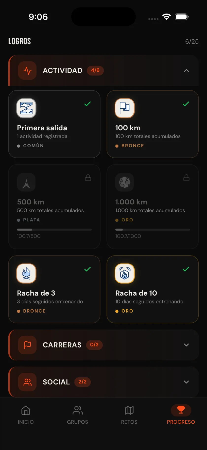 Los 25 logros