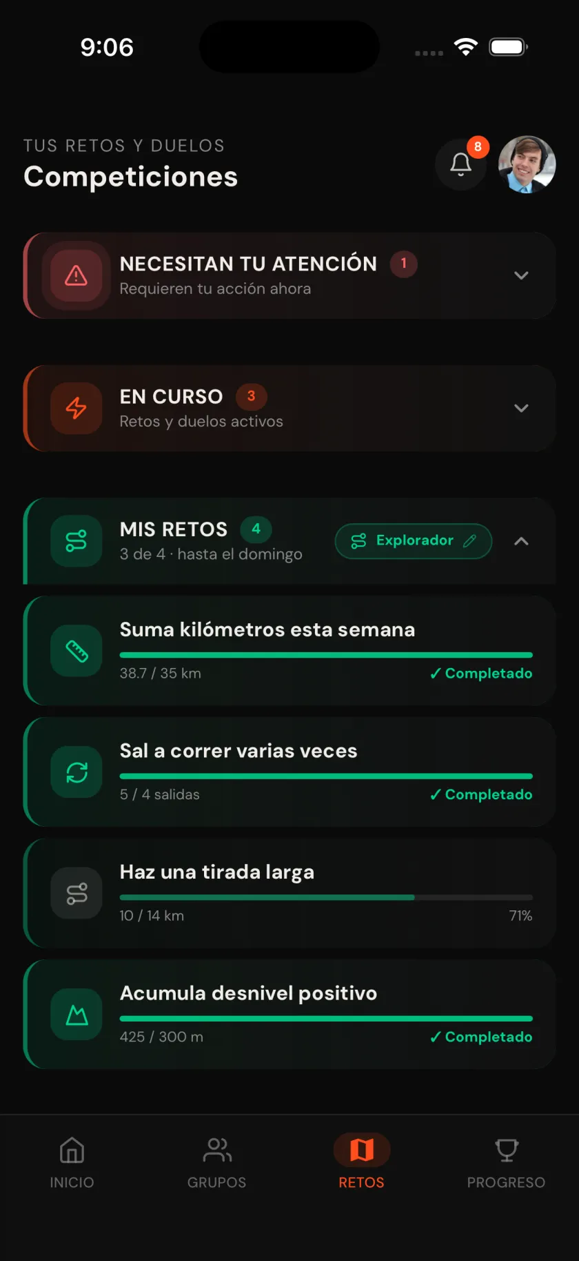 Tus competiciones